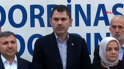 Bakan Murat Kurum, Düzce'de açıklamalarda bulundu: Hızlı bir şekilde hasar tespiti yapıyoruz