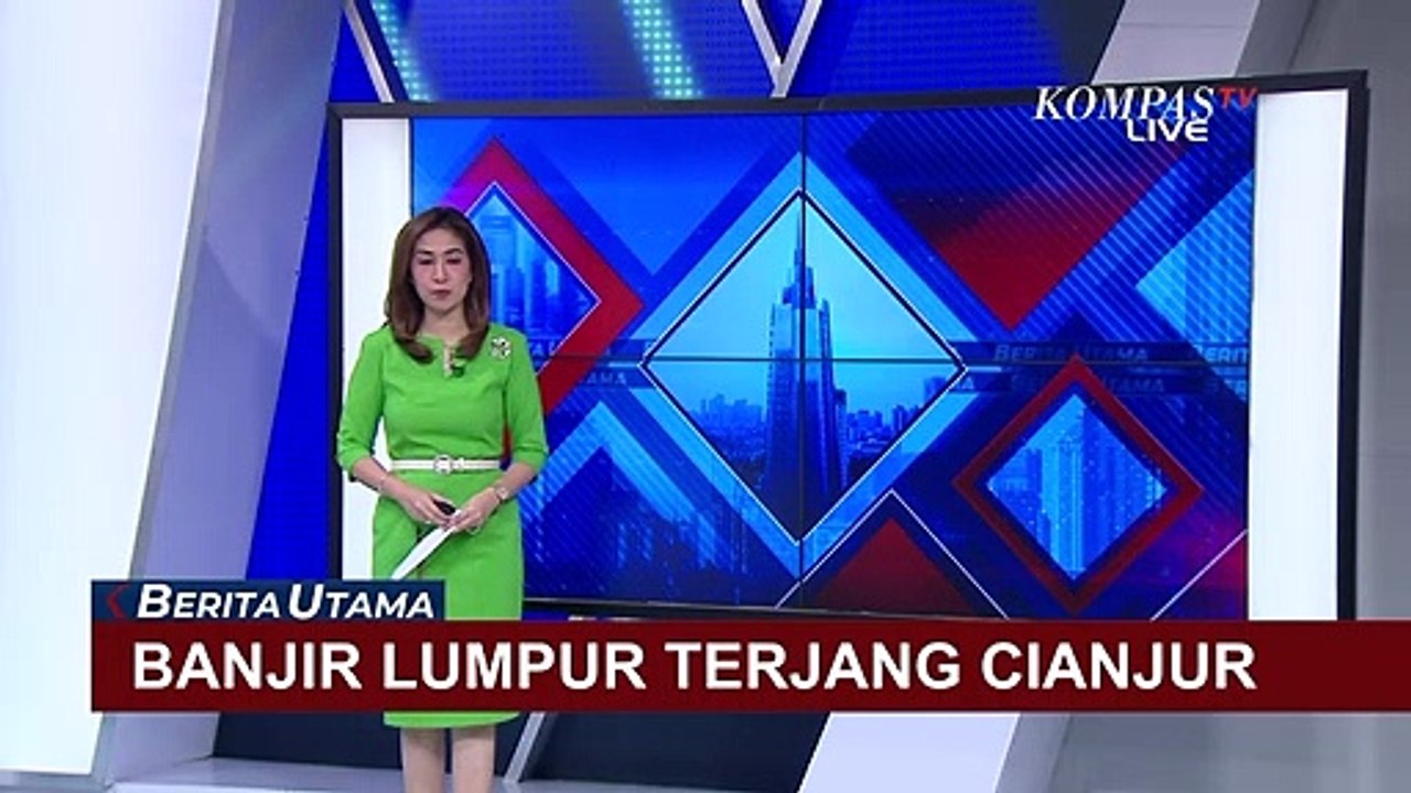 Banjir Lumpur Terjang Pemukiman Warga di Desa Cibeureum Cianjur
