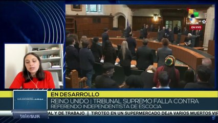 Carmen Parejo: En el contexto actual una salida de Escocia de Reino Unido no es viable