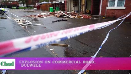 Explosion on Commercial Road, Bulwell.