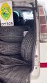 BPFron apreende pneus contrabandeados em Maria Helena