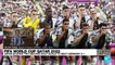 Germany players cover mouths in protest for World Cup photo amid armband row