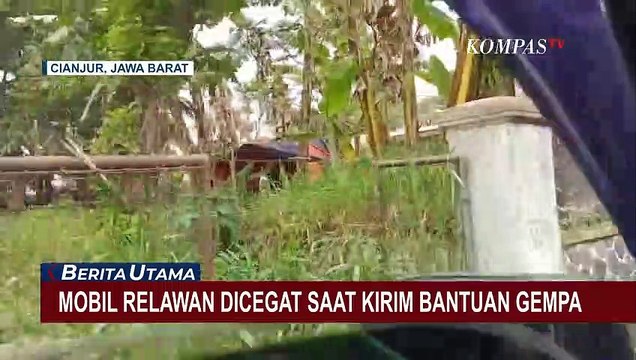 Viral! Mobil Relawan Dicegat saat Kirim Bantuan Gempa Korban Cianjur