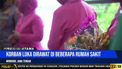 Kapolres Wonogiri Membezuk Korban Luka Kecelakaan Maut Nguntoronadi