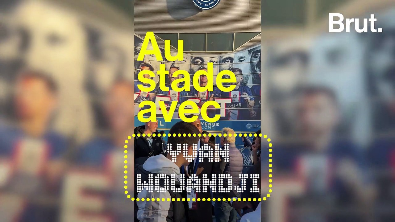 Au stade avec Yvan Wouandji, non-voyant