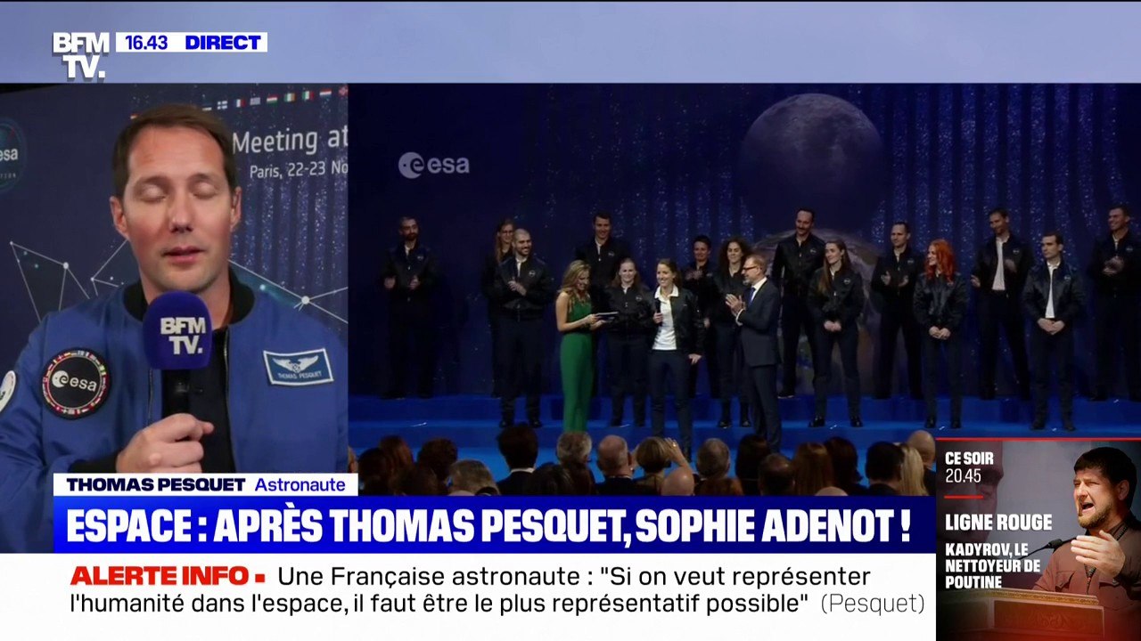 Comment vont se passer les premiers mois de la nouvelle promotion d'astronautes européens? Les explications de Thomas Pesquet