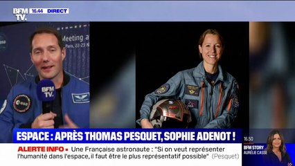"Il faut être capable de s'adapter": le conseil de Thomas Pesquet à Sophie Adenot