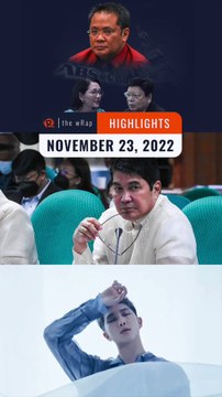 Rappler's highlights: Hontiveros and Marcoleta, Erwin Tulfo, and BTS' RM | November 23, 2022 | The wRap
