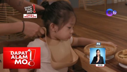 Meals ni baby, pang-fine dining ang plating? | Dapat Alam Mo!