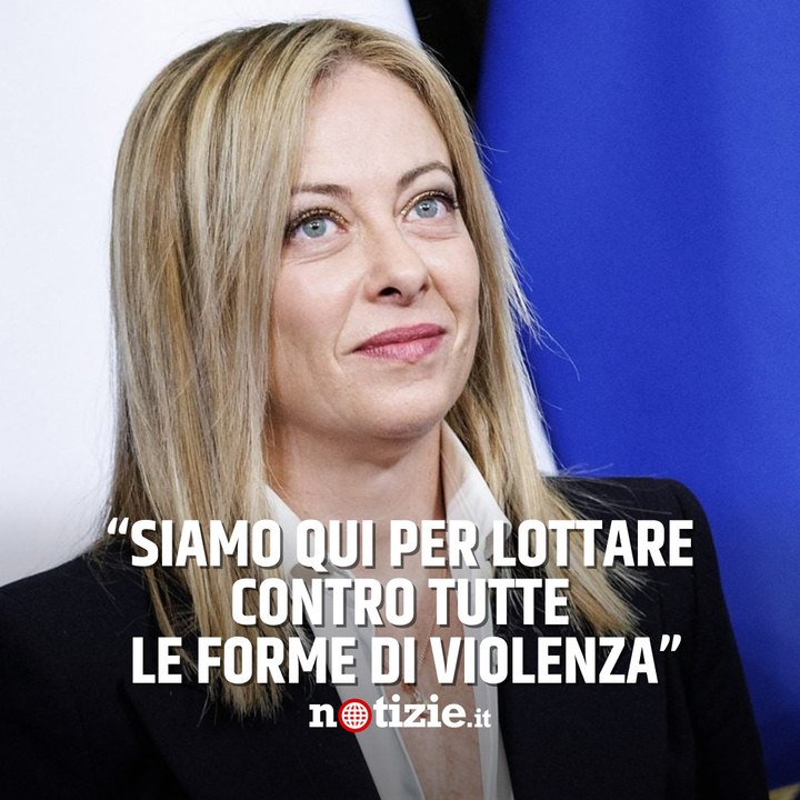 L’intervento di Giorgia Meloni contro la violenza sulle donne
