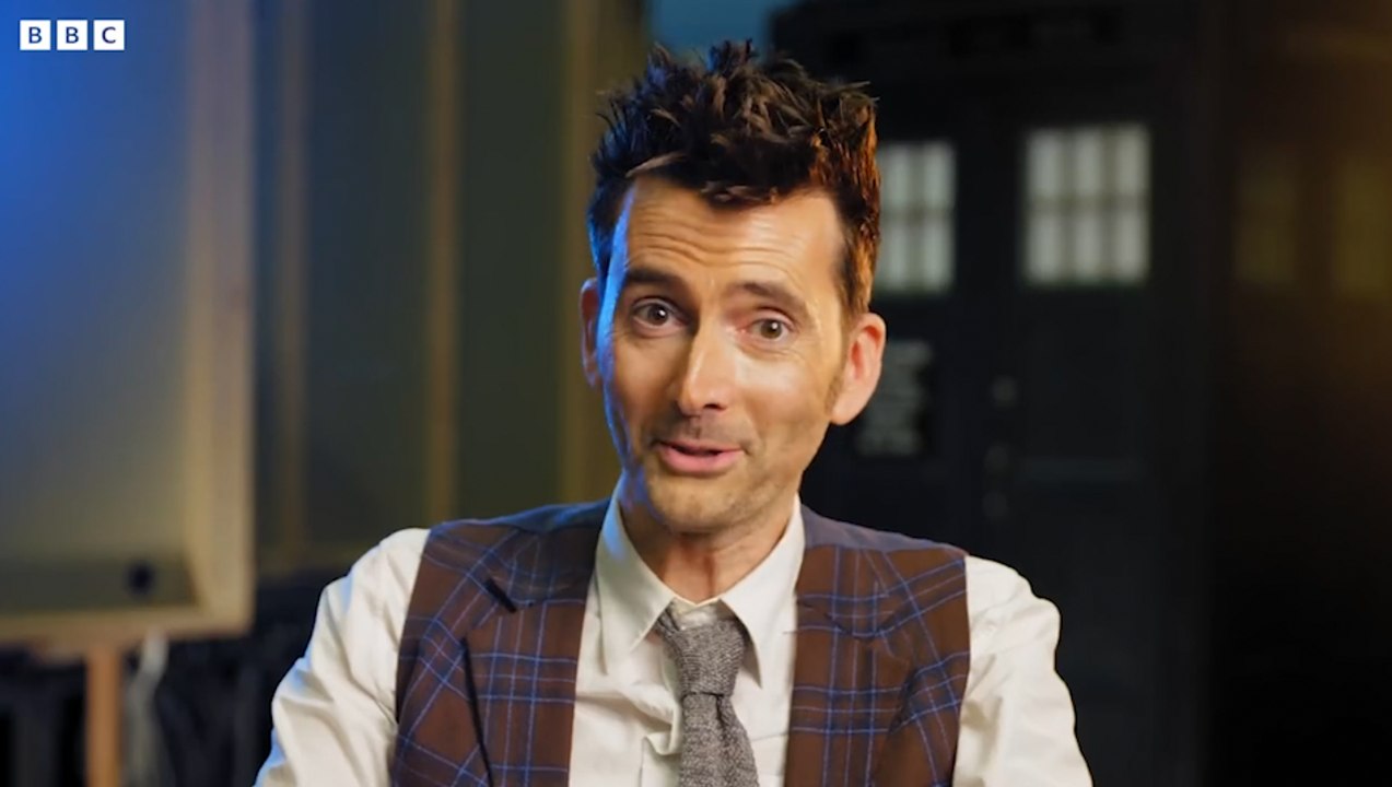 David Tennant and Catherine Tate wish fans happy Doctor Who day