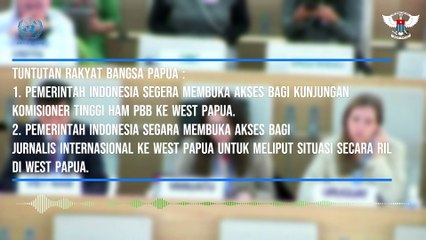 OTSUS GAGAL - ISU HAM YANG DISAMPAIKAN KETUA MRP DI DEWAN HAM PBB WAJAR DAN PROSEDURAL
