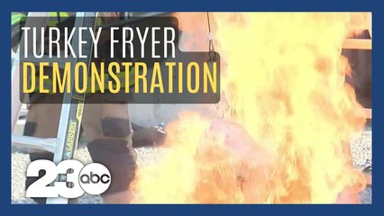 Bakersfield Fire Department holds annual Turkey Fryer Demonstration