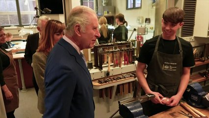 King Charles leaves his mark at Goldsmiths’ Centre