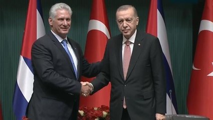 Son dakika: Küba Devlet Başkanı 27 yıl sonra Türkiye'de! İki ülke ticaret hacmini 200 milyon dolara çıkarma konusunda anlaştı