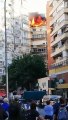 Vídeo | Incendio en el 10º piso de un bloque de viviendas en Málaga
