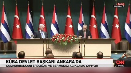Cumhurbaşkanı Erdoğan: Ticaret hacmimizi 200 milyon dolara çıkarmayı teyit ettik