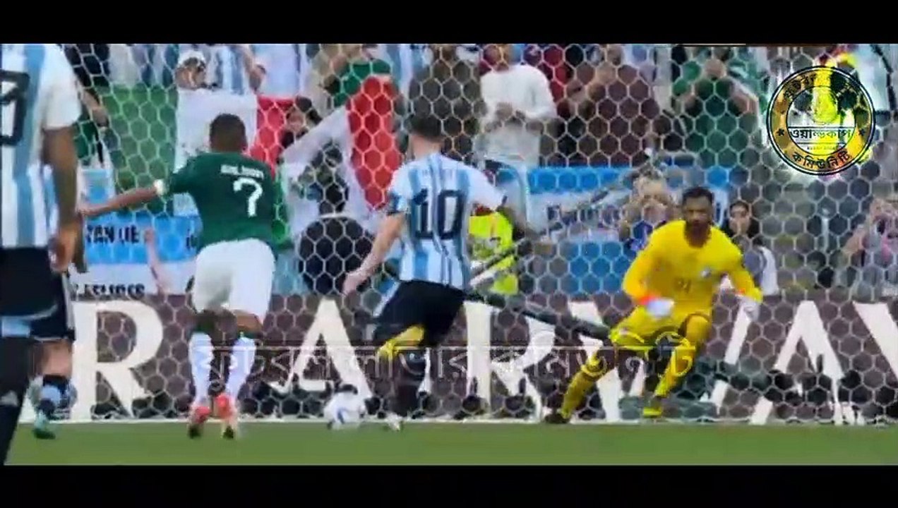 আর্জেন্টিনা বনাম সৌদি আরব ম্যাচের হাইলাইটস/ কাতার বিশ্বকাপ ফুটবল 2022
