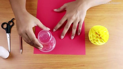 Paper Crafts: How to Make a Homemade Paper Honeycomb Ball...