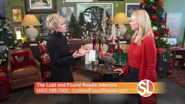 The Lost and Found Resale Interiors brings new and used items in for the holidays
