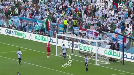 اهداف المنتخب السعودي في مرمى الارجنتين بتعليق ارجنتيني