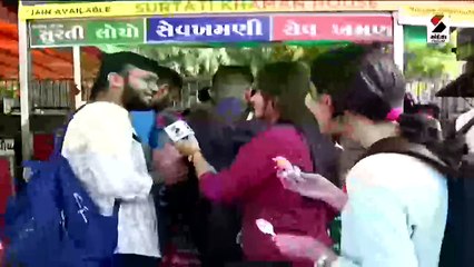 અમદાવાદના યુનિવર્સીટી  વિસ્તારમાંથી રિપોર્ટર ગાડીવાળી