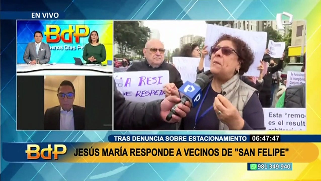 Reclamos por estacionamientos en residencial San Felipe: Municipalidad de Jesús María responde