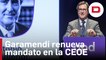 Garamendi renueva mandato en la CEOE y arrasa a la candidata del independentismo