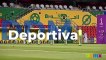 Último entrenamiento de la selección brasileña antes de su primer partido contra Serbia