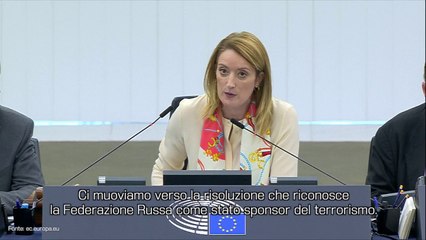 "Russia Stato sponsor del terrorismo", il voto al Parlamento Ue