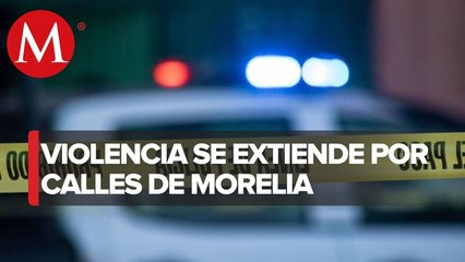 Atacan a balazos a dos personas en Morelia
