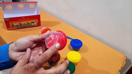 Unboxing and Review of Faber-Castell Modelling Dough - Pack of 6 (Assorted)