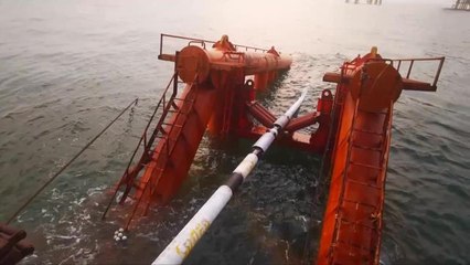 Çin'in Bohai Körfezi'nde Yüksek Basınçlı Deniz Altı Boru Hattı Döşendi