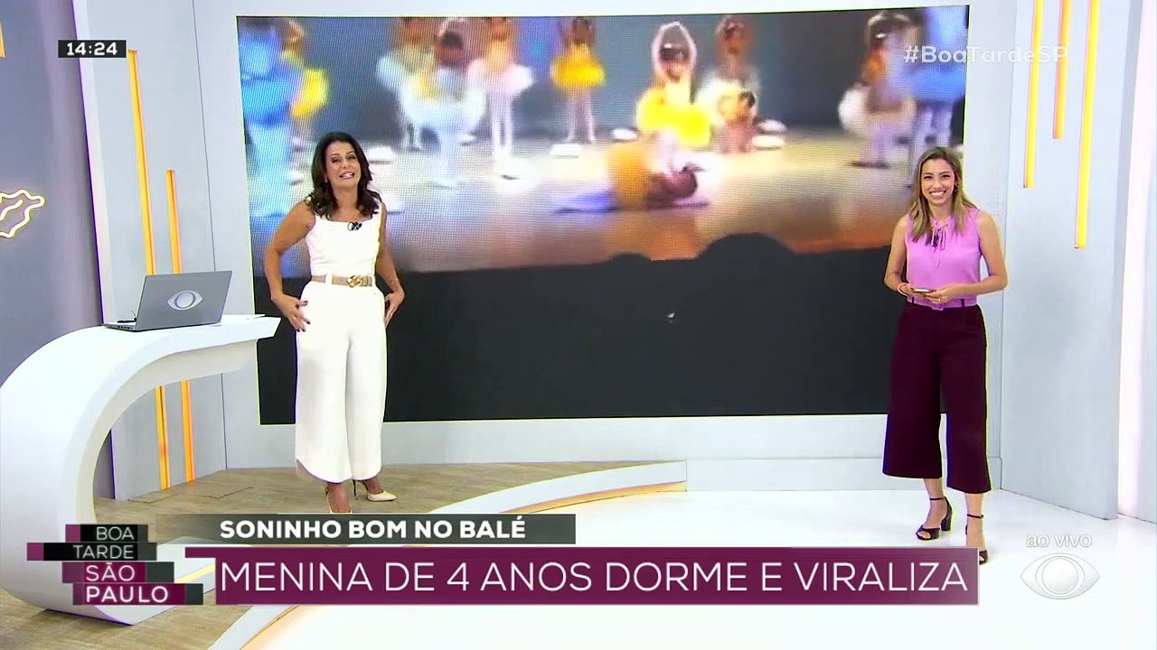 Criança de 4 anos dorme em apresentação de balé e viraliza 23/11/2022 15:56:22