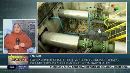 Rusia: Gazprom responsabiliza a Europa por desestabilización del mercado internacional del gas