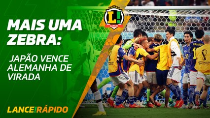 Lance! Rápido - Mais uma zebra: Japão vence Alemanha de virada_