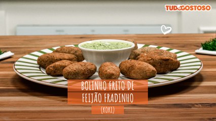 Bolinho Frito de Feijão Fradinho
