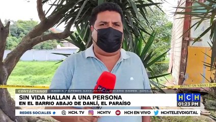 ¡Muerto hallan a "bolito" en el bo. Abajo de Danlí!