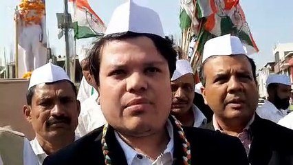 कांग्रेस सेवादल ने निकाली भारत जोड़ो यात्रा