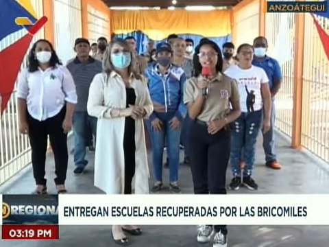Anzoátegui | Bricomiles rehabilitan Liceo Bolivariano Manuel Faría Luces en Barcelona