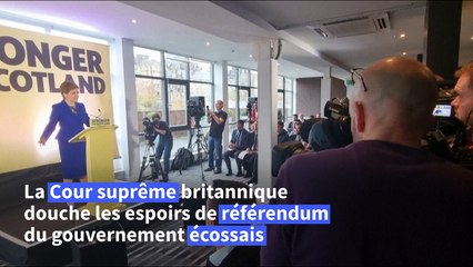 L'Ecosse ne peut organiser un référendum d'indépendance sans accord de Londres