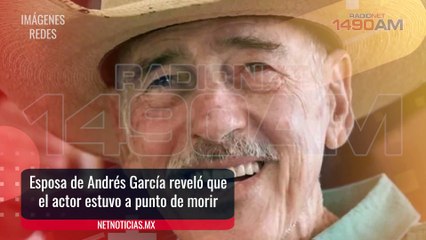 Andrés Garcia a punto de morir por una severa neumonía
