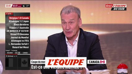 Furlan livre son analyse de Belgique-Canada - Foot - CM 2022