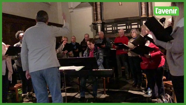 La chorale de Sclayn de retour à l'église, au bout de 21 ans