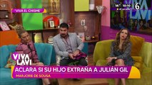 Marjorie de Sousa aclara si su hijo extraña a Julián Gil