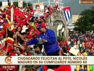 Ciudadanos felicitan al presidente de la República en su cumpleaños número 60