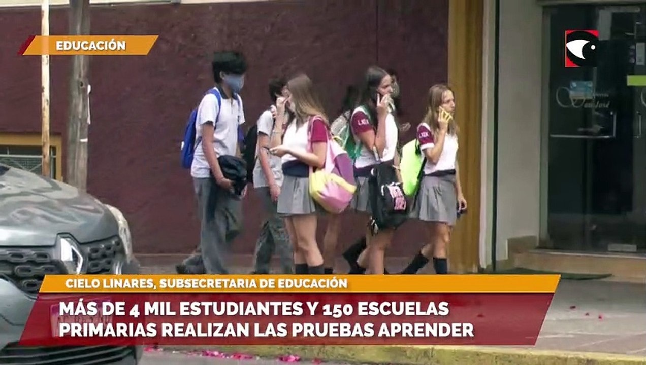 Más de 4 mil estudiantes y 150 escuelas primarias realizan las pruebas aprender