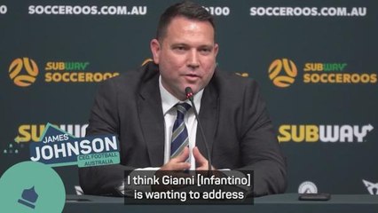 Скачать видео: Football Australia CEO defends Gianni Infantino's controversial statement