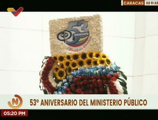 Ministerio Público entrega ofrenda floral ante los restos del Libertador Simón Bolívar