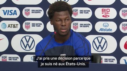 États-Unis - Musah sur son changement de sélection : "J'ai saisi l'occasion à un si jeune âge"